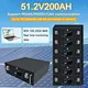 48V51.2V200Ah LiFePO4 Base Station Energy Storage Rack Type 10kwh Power Battery Home Energy Storage